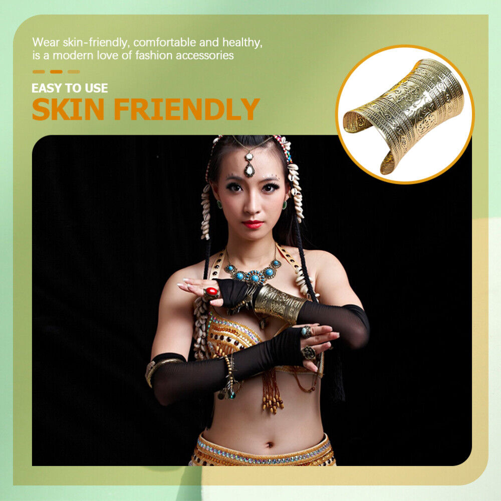 Mythical Greek Goddess Alloy Cuff Bracelet - Vintage