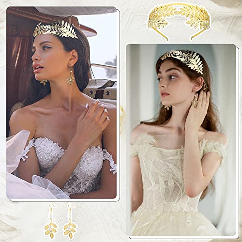 Golden Laurel Goddess Costume Accessory Set - 14pcs