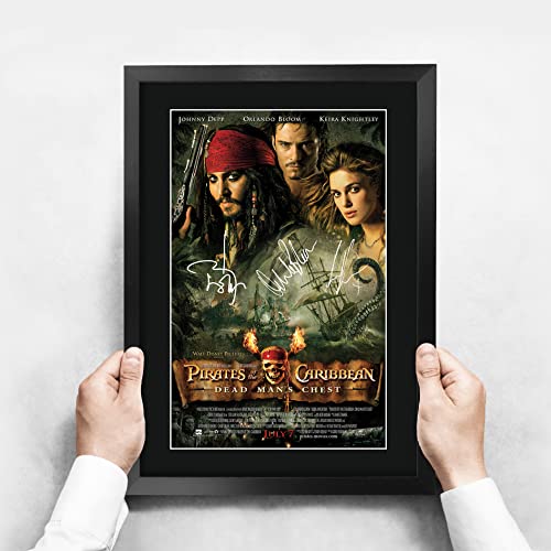 Pirates of the Caribbean Jonny Depp 16x12 Framed Poster
