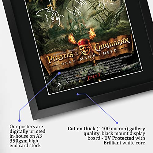 Pirates of the Caribbean Jonny Depp 16x12 Framed Poster