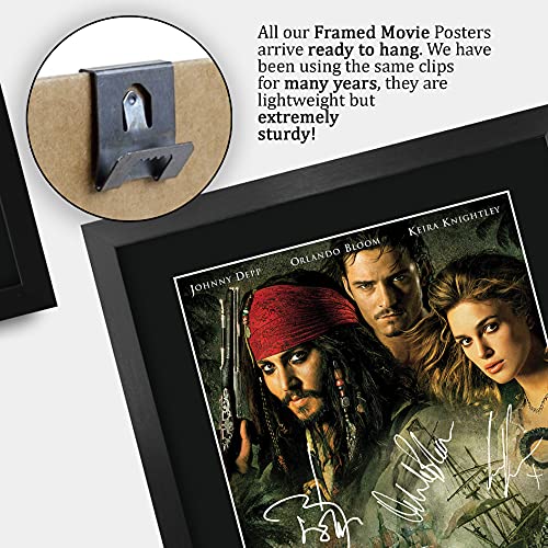 Pirates of the Caribbean Jonny Depp 16x12 Framed Poster