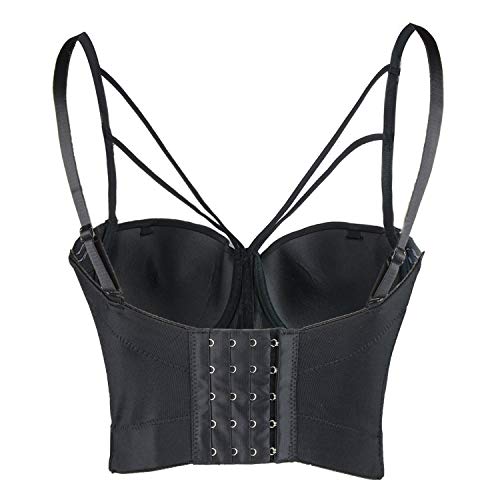 ELACCI Gothic Cross Strappy Bustier Top