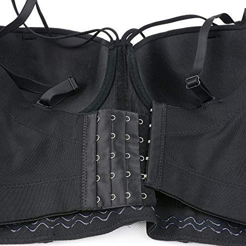 ELACCI Gothic Cross Strappy Bustier Top