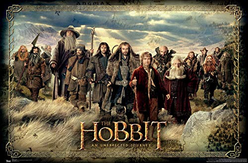 The Hobbit Group Wall Poster, 22.375" x 34
