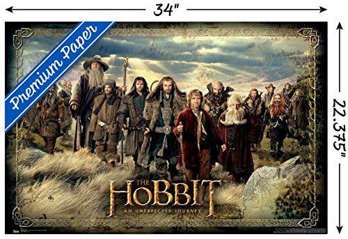 The Hobbit Group Wall Poster, 22.375" x 34