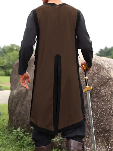 Men's Medieval Knight Tabard Halloween Costume Robe