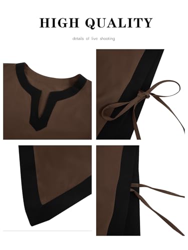 Men's Medieval Knight Tabard Halloween Costume Robe