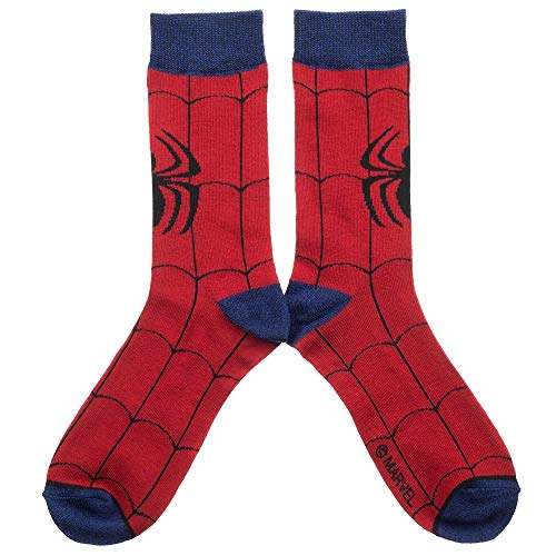 Spiderman Suit Up Crew Socks - Fantasy Fashion