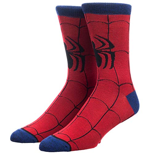 Spiderman Suit Up Crew Socks - Fantasy Fashion
