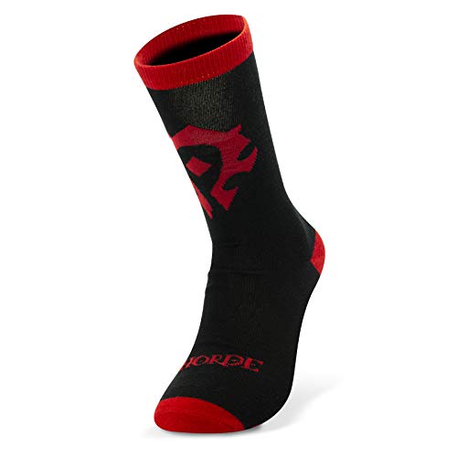 World of Warcraft Horde Black Red Unisex Socks