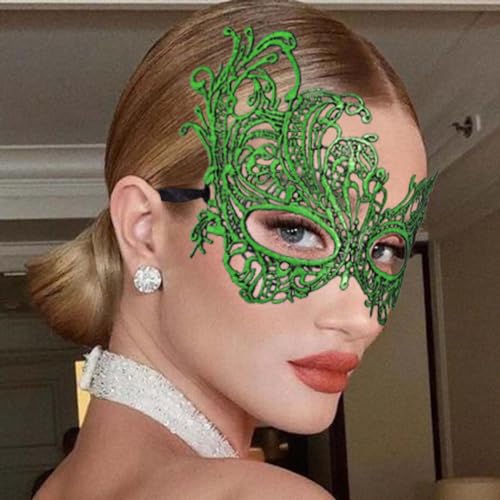 Green Venetian Mask for Women 