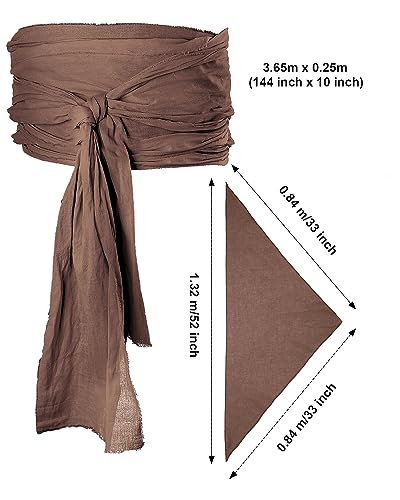 Pirate Captain Costume Set for Women and Men