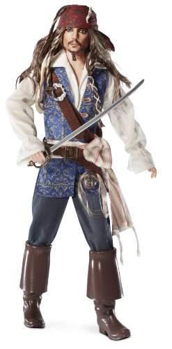 Captain Jack Sparrow Doll - Pirates of The Caribbean