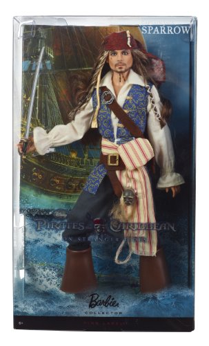 Captain Jack Sparrow Doll - Pirates of The Caribbean