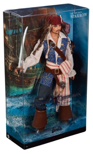 Captain Jack Sparrow Doll - Pirates of The Caribbean