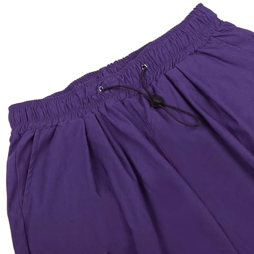 Purple Steampunk Cargo Pants for Women
