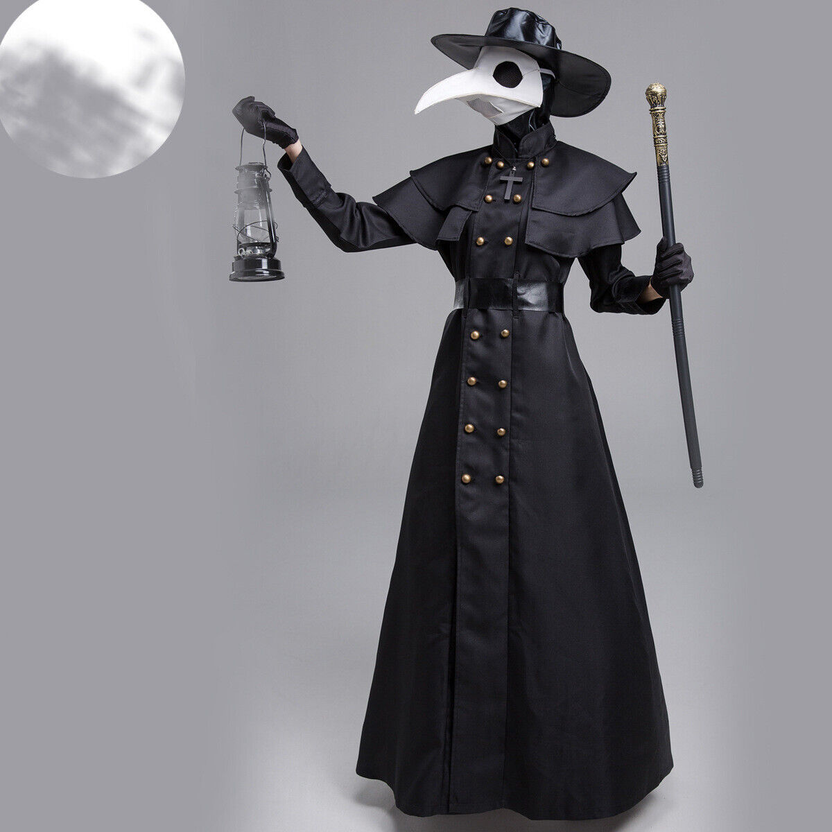 Steampunk Plague Doctor Masquerade Costume for Men