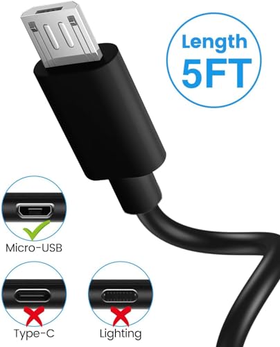 Micro USB Power Cable for Roku Fire Stick