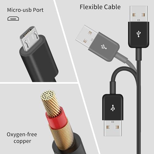 Micro USB Power Cable for Roku Fire Stick