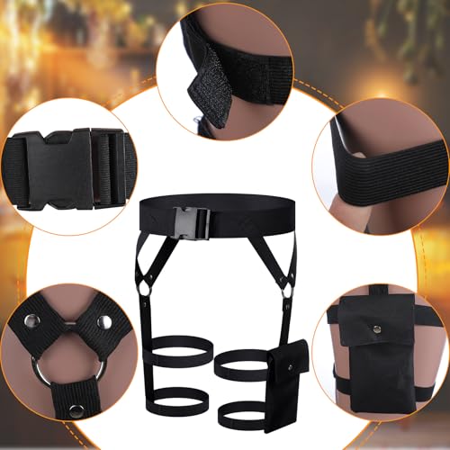 Multi-Strap Garter Belt for Fantasy Costume Party