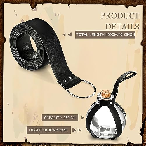 Halloween Renaissance Belt Pouch Set - Black