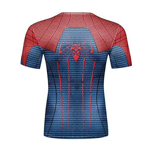 Men's 3D Spiderman- Short Sleeve