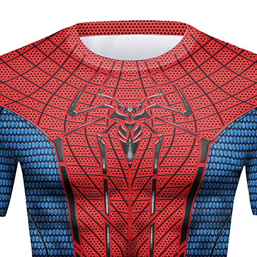 Men's 3D Spiderman- Short Sleeve