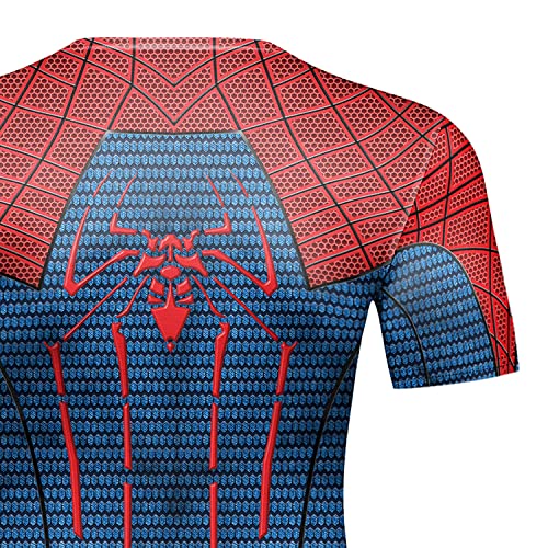Men's 3D Spiderman- Short Sleeve