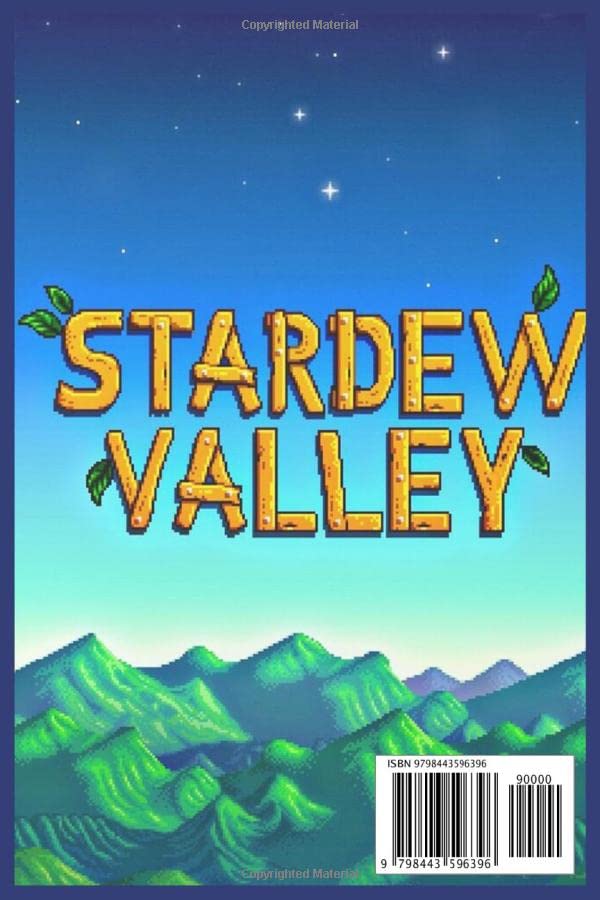 Stardew Valley Lined Pages Notebook 6x9 110 pages