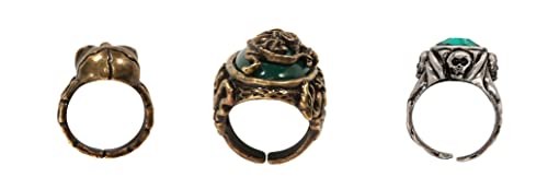 Disney Pirates of the Caribbean Jack Sparrow Ring Set