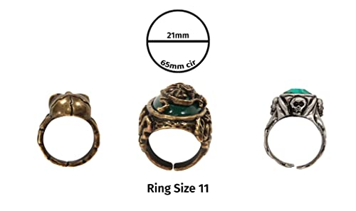 Disney Pirates of the Caribbean Jack Sparrow Ring Set