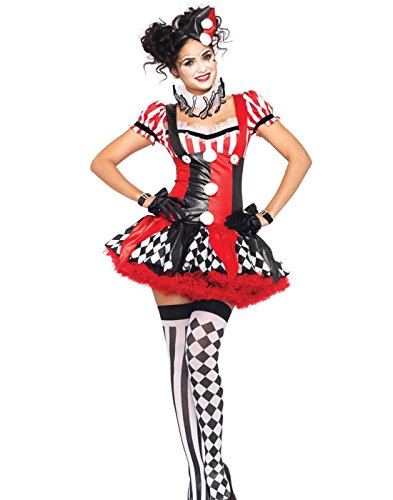Harley Quinn Clown Costume for Women