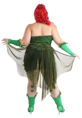 Poison Ivy Costume, Plus Size Dress