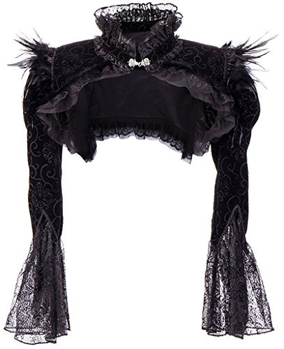 Alivila.Y Flannel Steampunk Jacket - Black - Medium