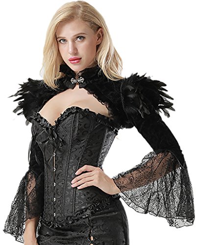 Alivila.Y Flannel Steampunk Jacket - Black - Medium