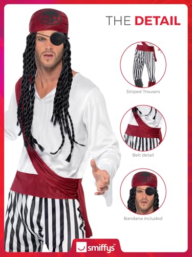 Pirate Man Costume by Smiffys