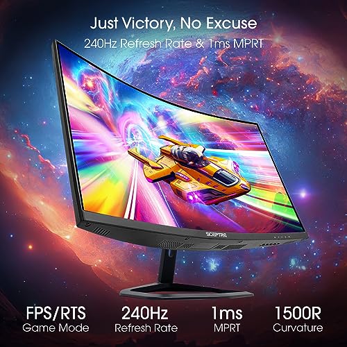Fantasy Gaming Monitor 27" Curved 240Hz HDMI