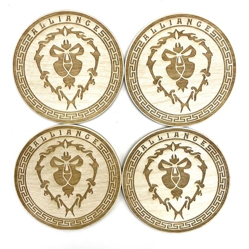 Fantasy WARCRAFT Coasters for Gaming and Decor