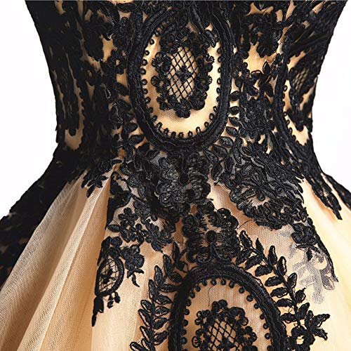 Gothic Lace Corset Ball Gown Purple Size 8