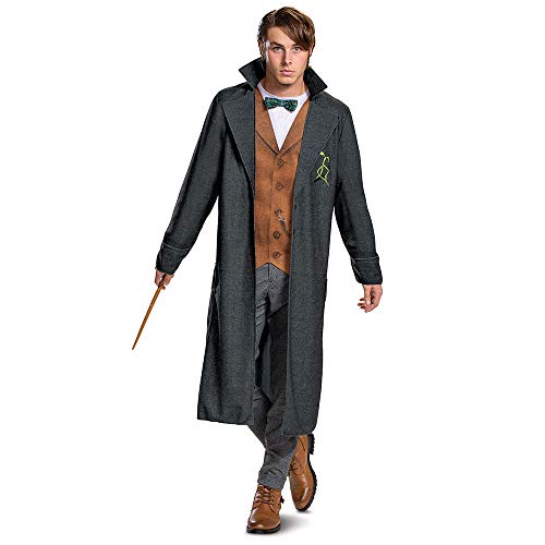 Men's Fantastic Beasts Newt Scamander Costume, Medium Gray