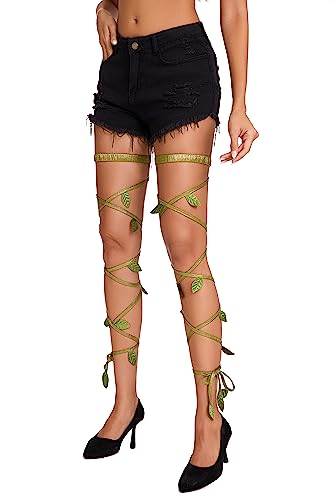 Leg Wraps: Shiny Metallic (Green)