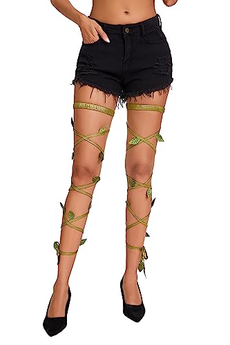 Leg Wraps: Shiny Metallic (Green)