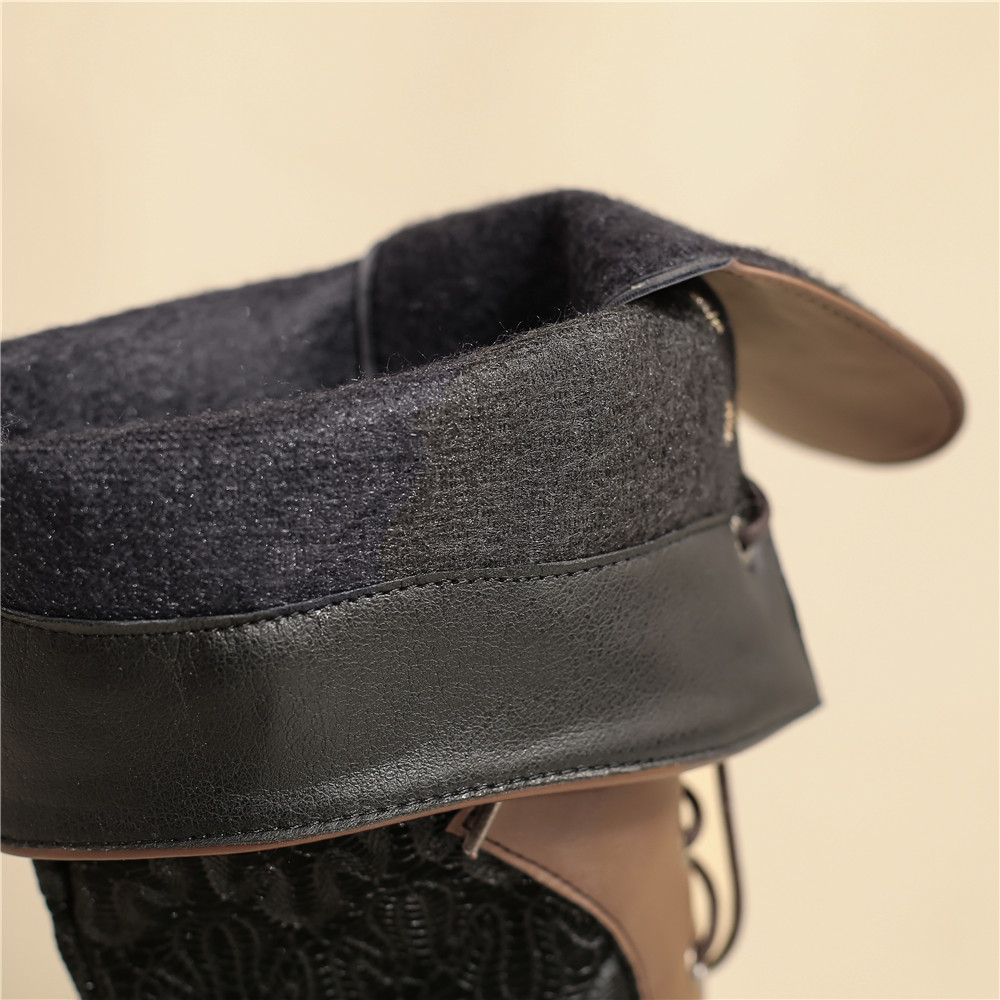 Lace Up Steampunk, Heel Boots