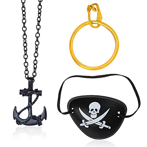 Yewong Pirate Captain Costume Set for Halloween Party