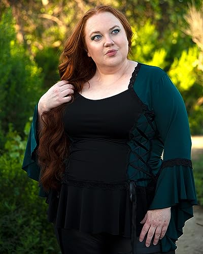 Gothic Lace Bolero Corset Top for Women's Fantasy