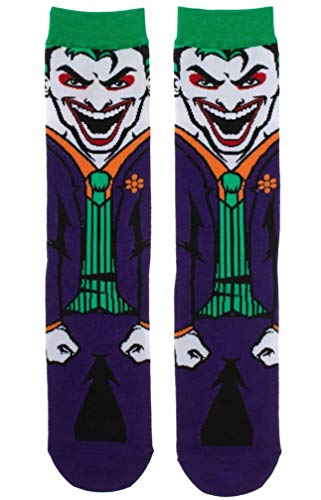 Gothic Joker Batman Crew Socks - Fantasy Fashion