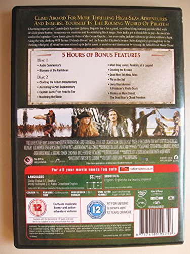 Dead Man's Chest - Pirates of the Caribbean DVD
