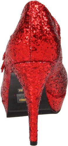 Red Glitter Maryjane Pumps for Goddesses, Size 9