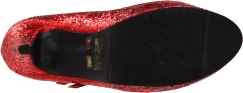 Red Glitter Maryjane Pumps for Goddesses, Size 9
