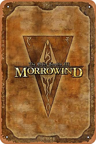 Elder Scrolls III Morrowind Vintage Metal Tin Sign